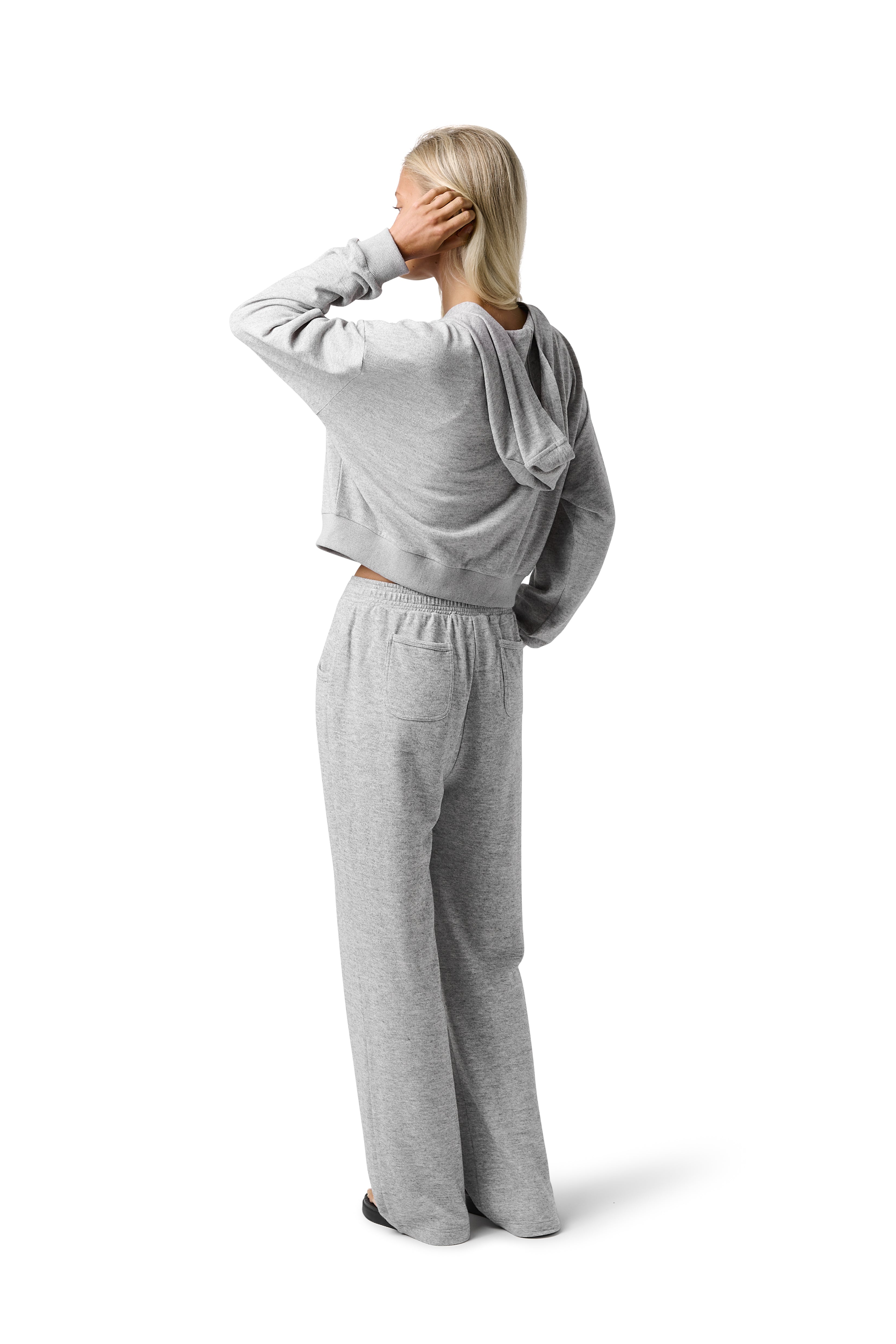 Slacks Soft Trouser in Light Grey